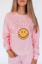 Smile More Crew// PINK