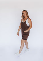 Casual Girl Romper // BROWN