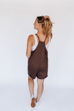 Casual Girl Romper // BROWN