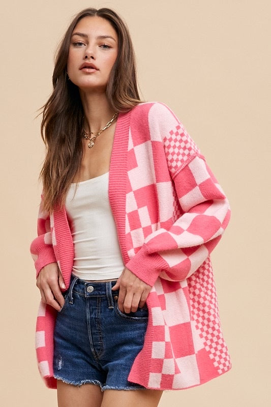 Check This Out Sweater// PINK