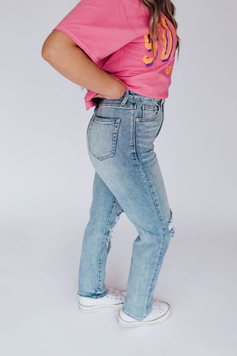 Jasmyn Distressed Denim