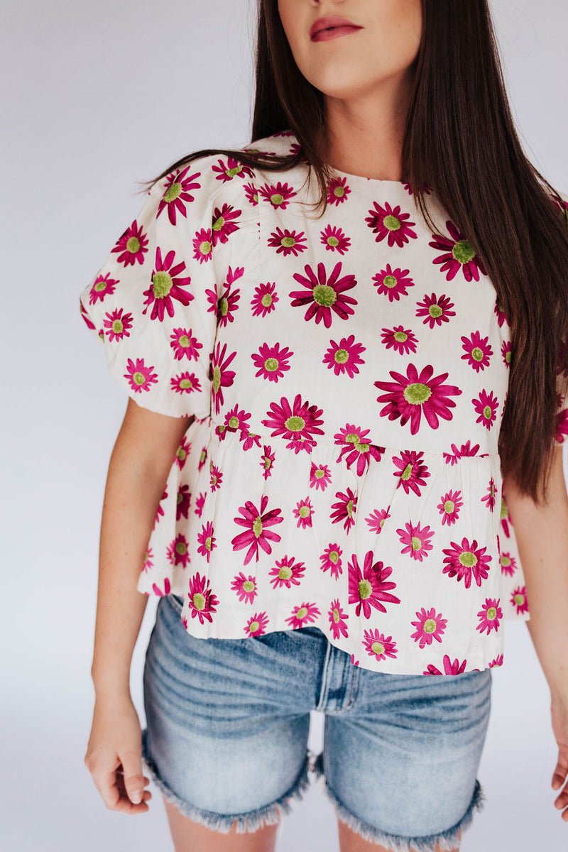 Flora Babydoll Top