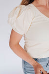Chai Latte Ribbed Top