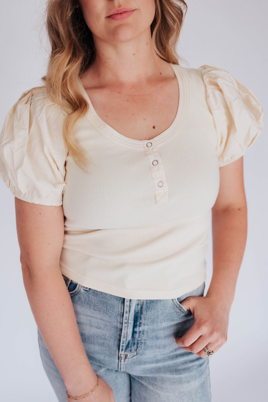 Chai Latte Ribbed Top