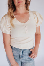 Chai Latte Ribbed Top