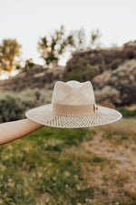Olive and Pique Hat// BEACH STRAW