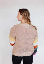 Naomi Rainbow Sleeve Sweater