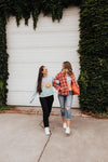Kirsten Plaid Sherpa Zipper Jacket
