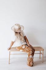 Olive and Pique Hat// BEACH STRAW