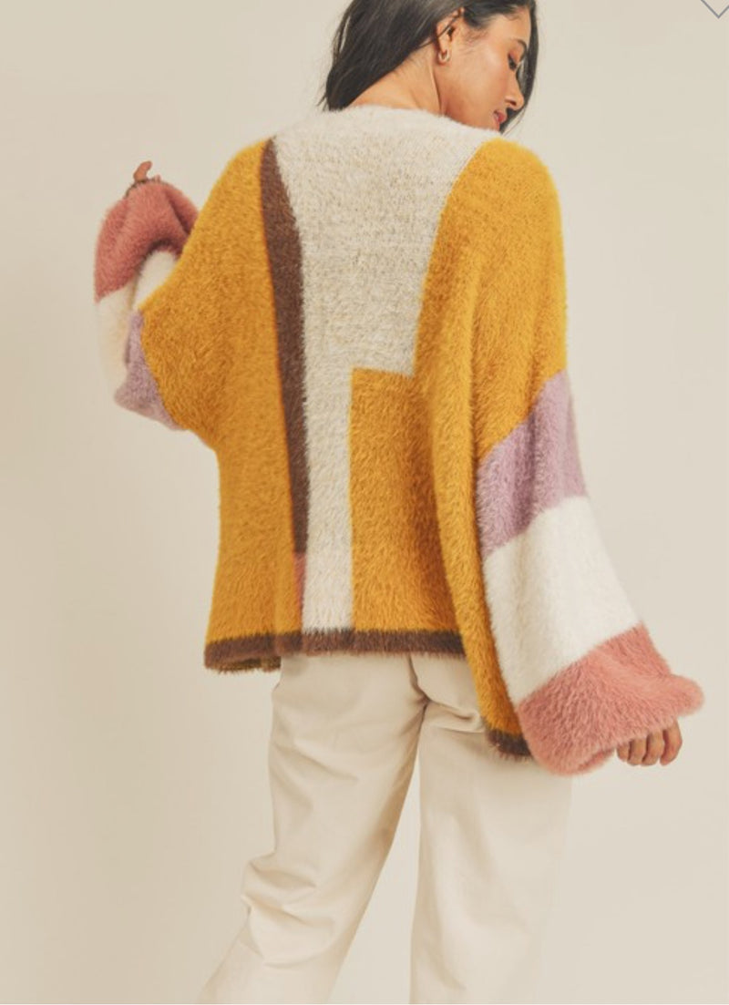 Marissa Fuzzy Cardigan